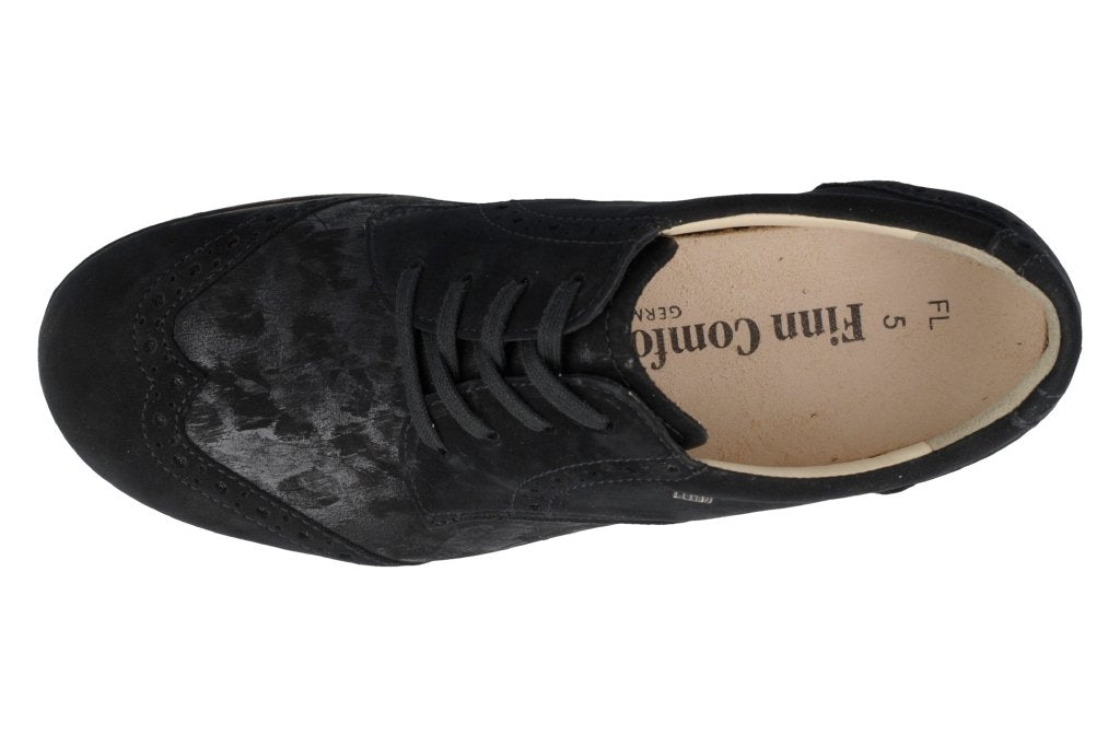 Asiago schwarz/nero, Nubuk/Chenile