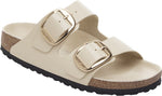 Arizona Big Buckle HEX shine oyster, Natural Lea