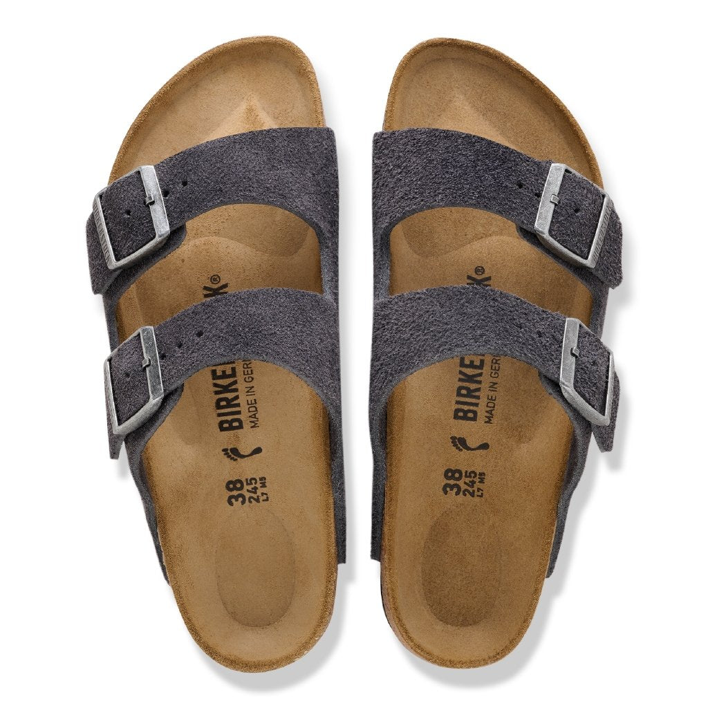 Arizona charcoal, Suede Leather