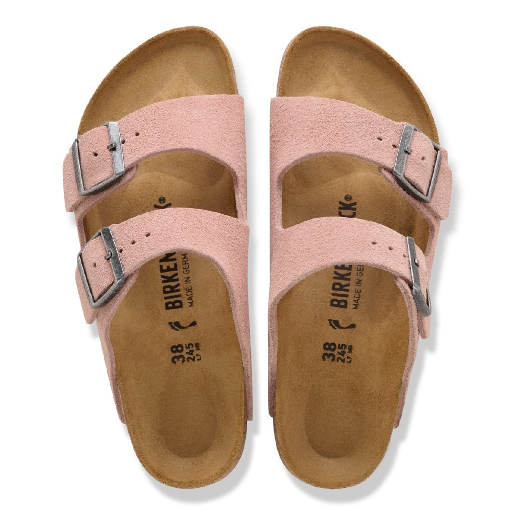 Arizona pink clay, Suede Leather