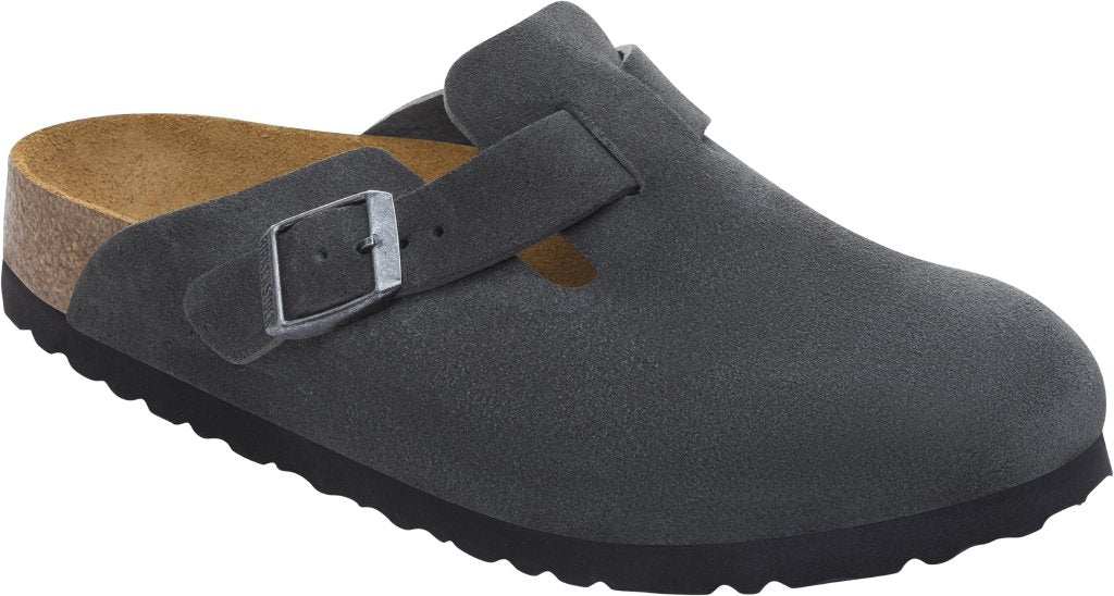 Boston charcoal, Suede Leather