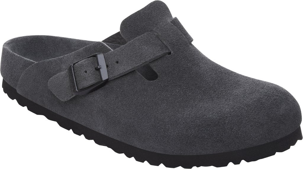 Boston EXQ charcoal, Suede Leather