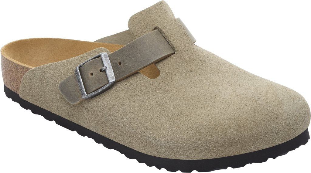 Boston faded khaki, Suede Leather/Oiled