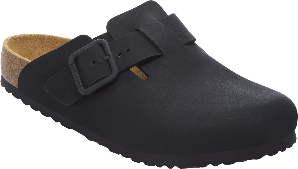 Boston WB black, Nubuck Leather