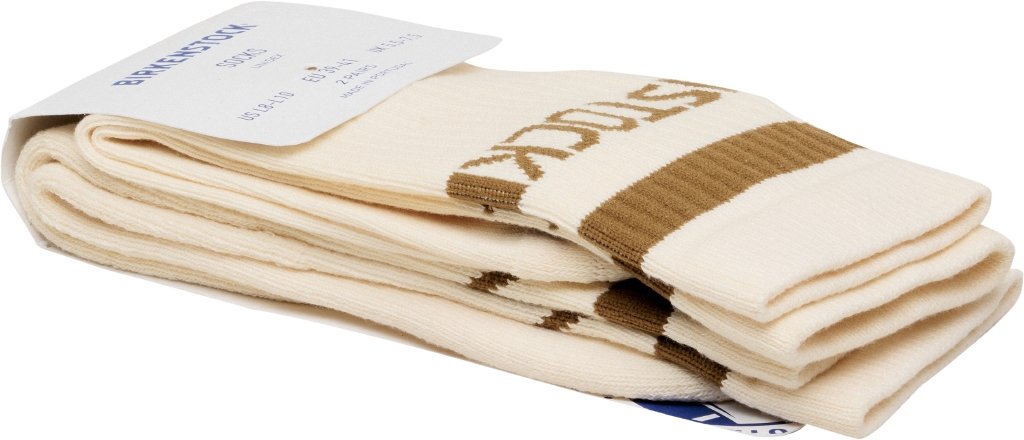 Cotton Crew 2 Pack eggshell/mink, 73%CO,25%PA,2%EL