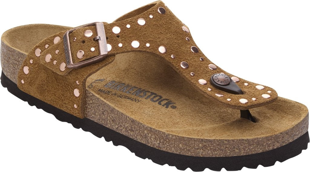 Gizeh Rivet mink, Suede Leather