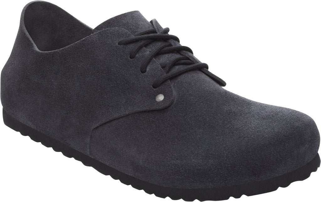Maine S charcoal, Suede Leather