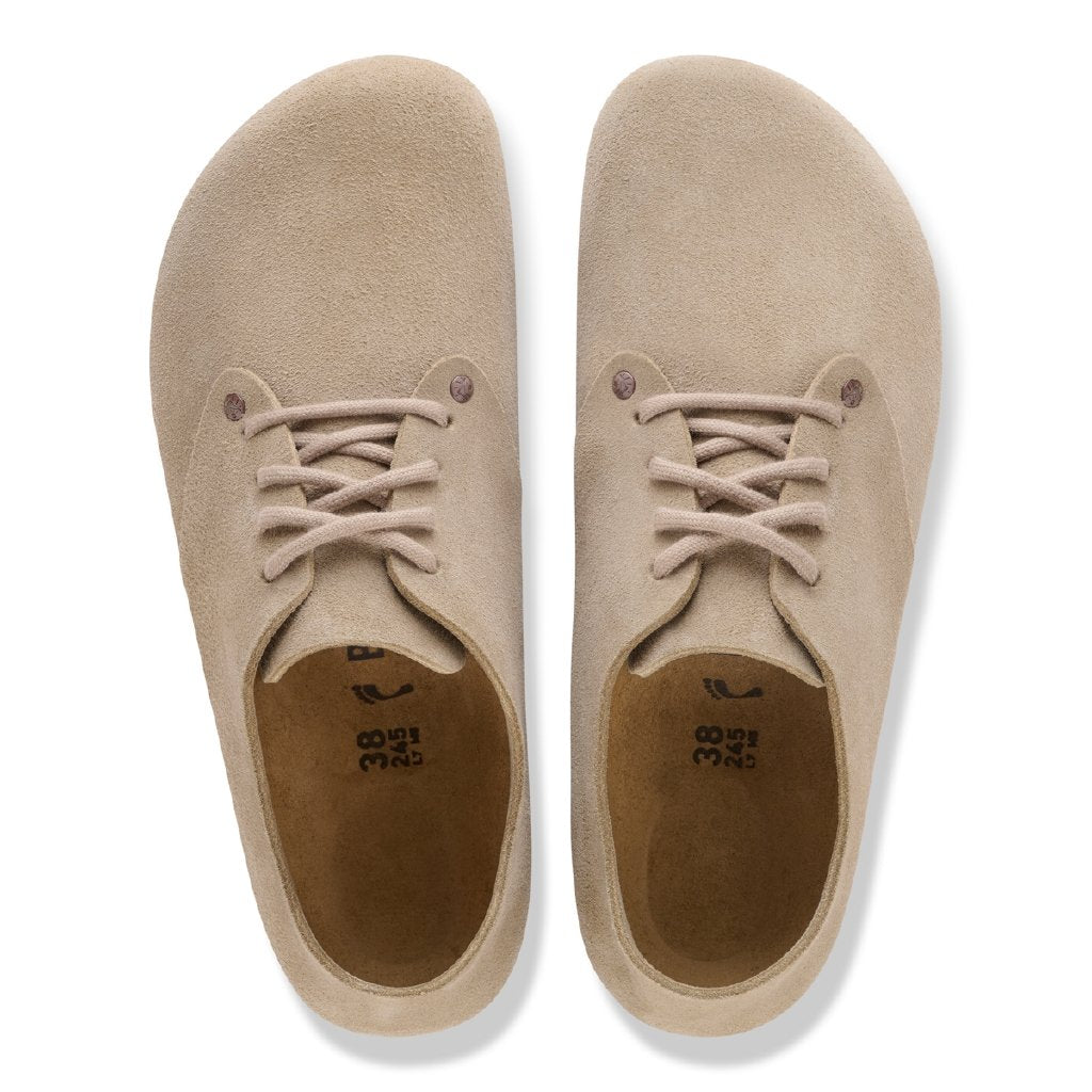 Maine S taupe, Suede Leather