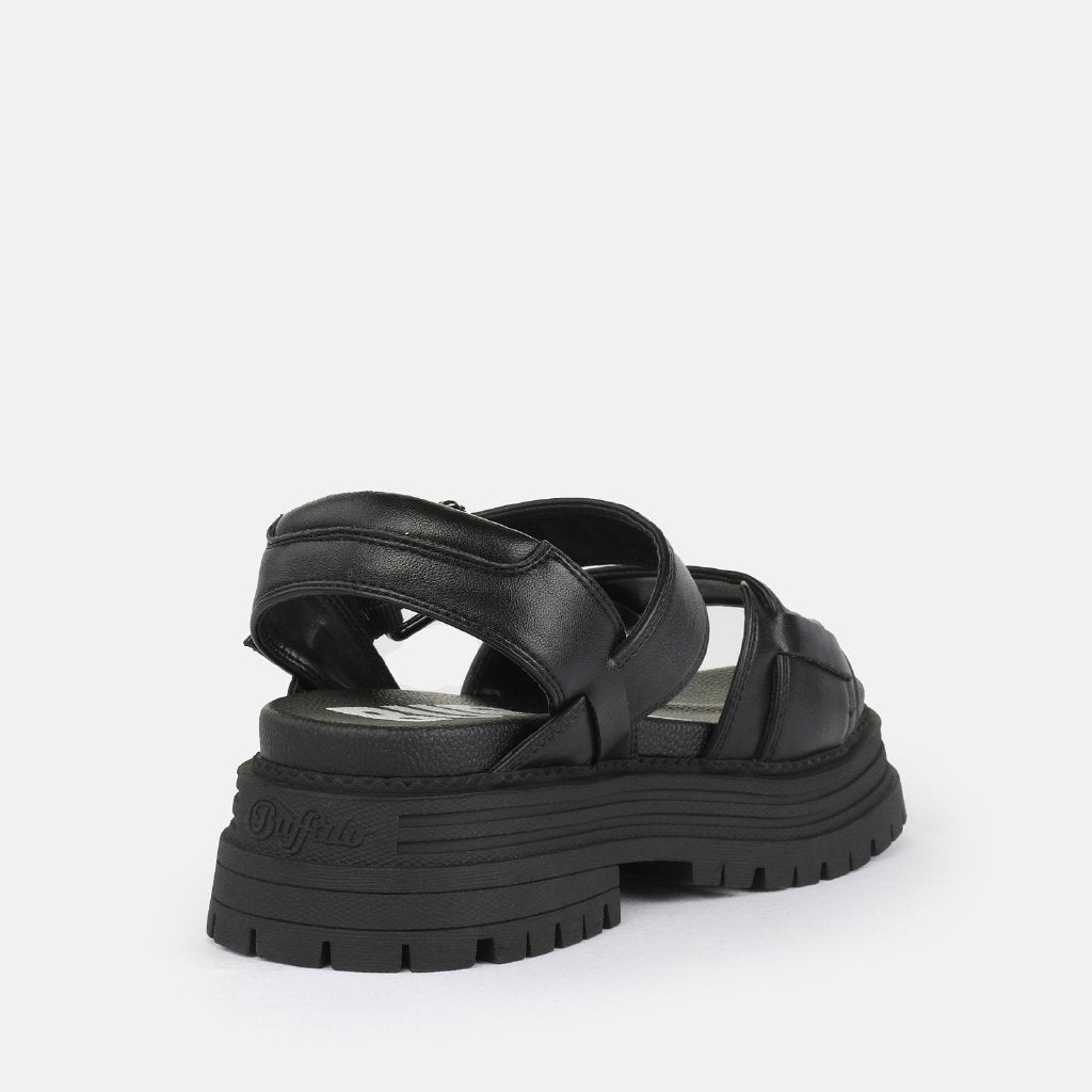 Lennox Sandal-vegan nappa-black