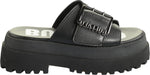 Pluto Slide Buckle-vegan nappa-black