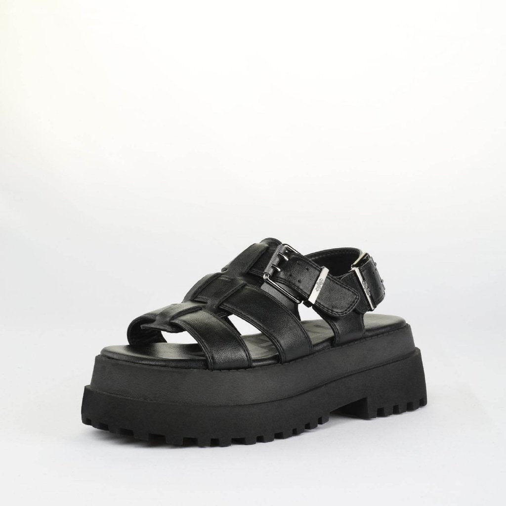 Pluto Fisher-vegan nappa-black