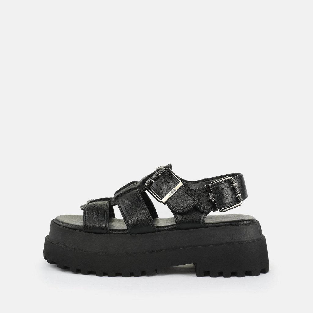 Pluto Fisher-vegan nappa-black