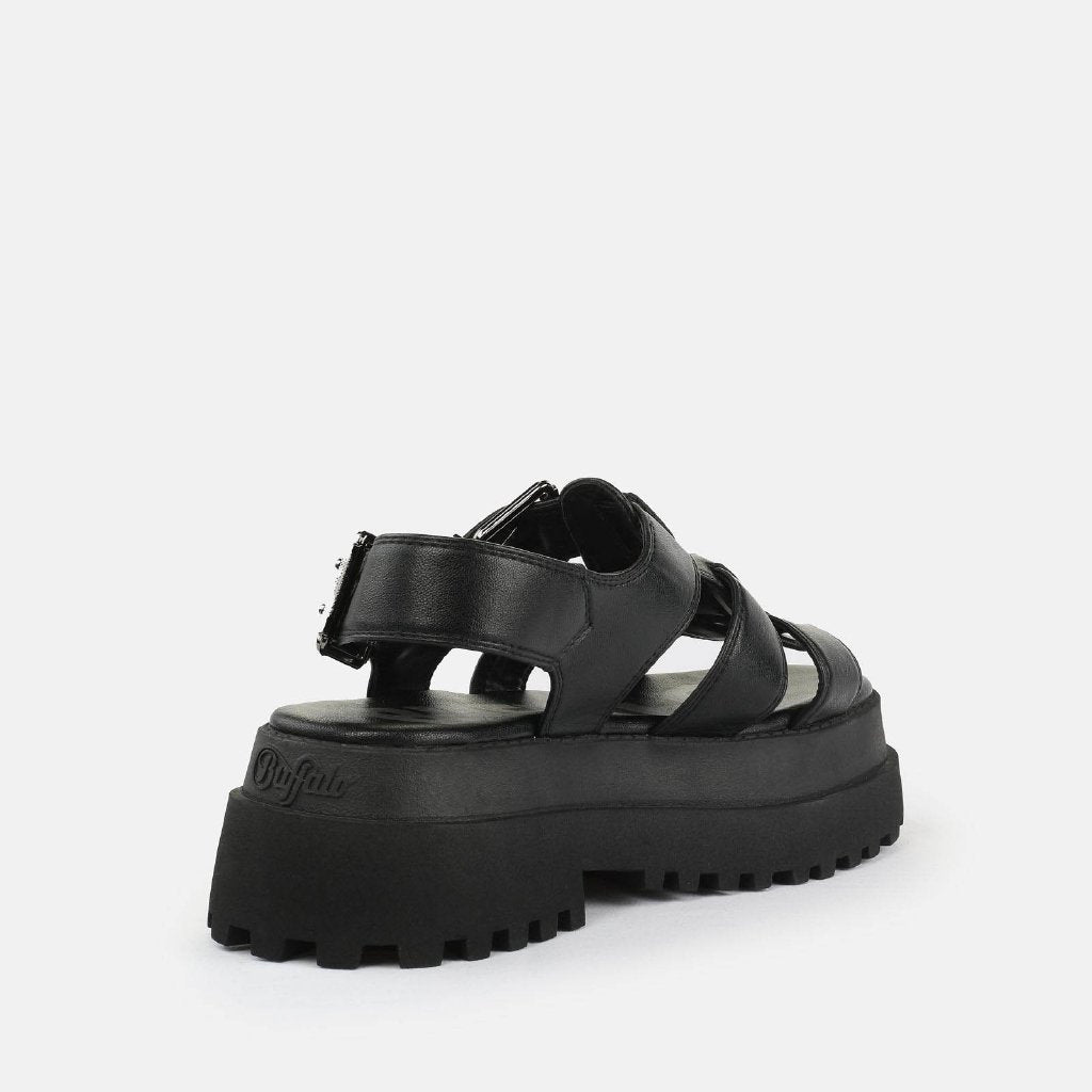 Pluto Fisher-vegan nappa-black