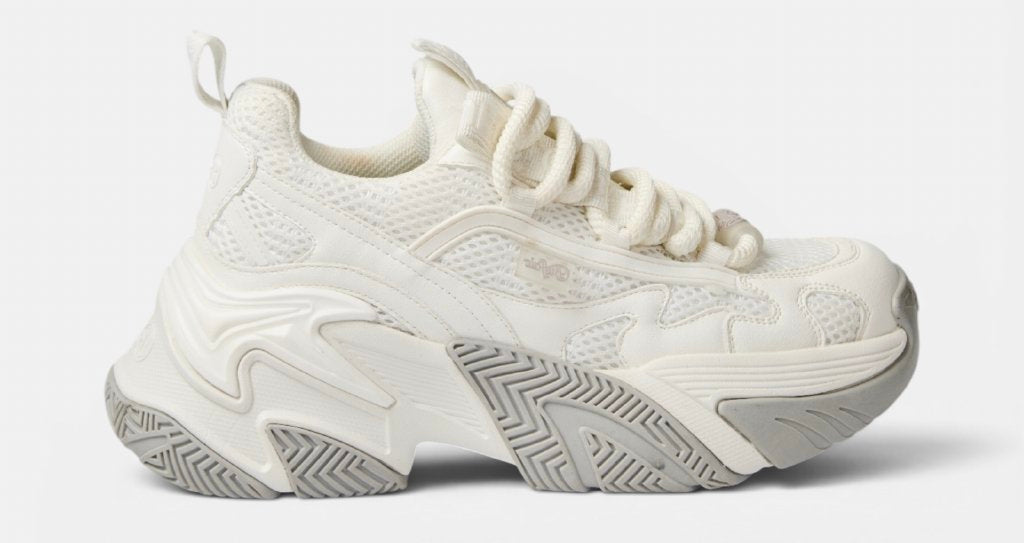 Fion One-vegan nappa/mesh-white