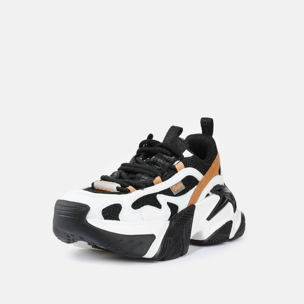 Fion One-vegan nappa/mesh-white/blk/brown