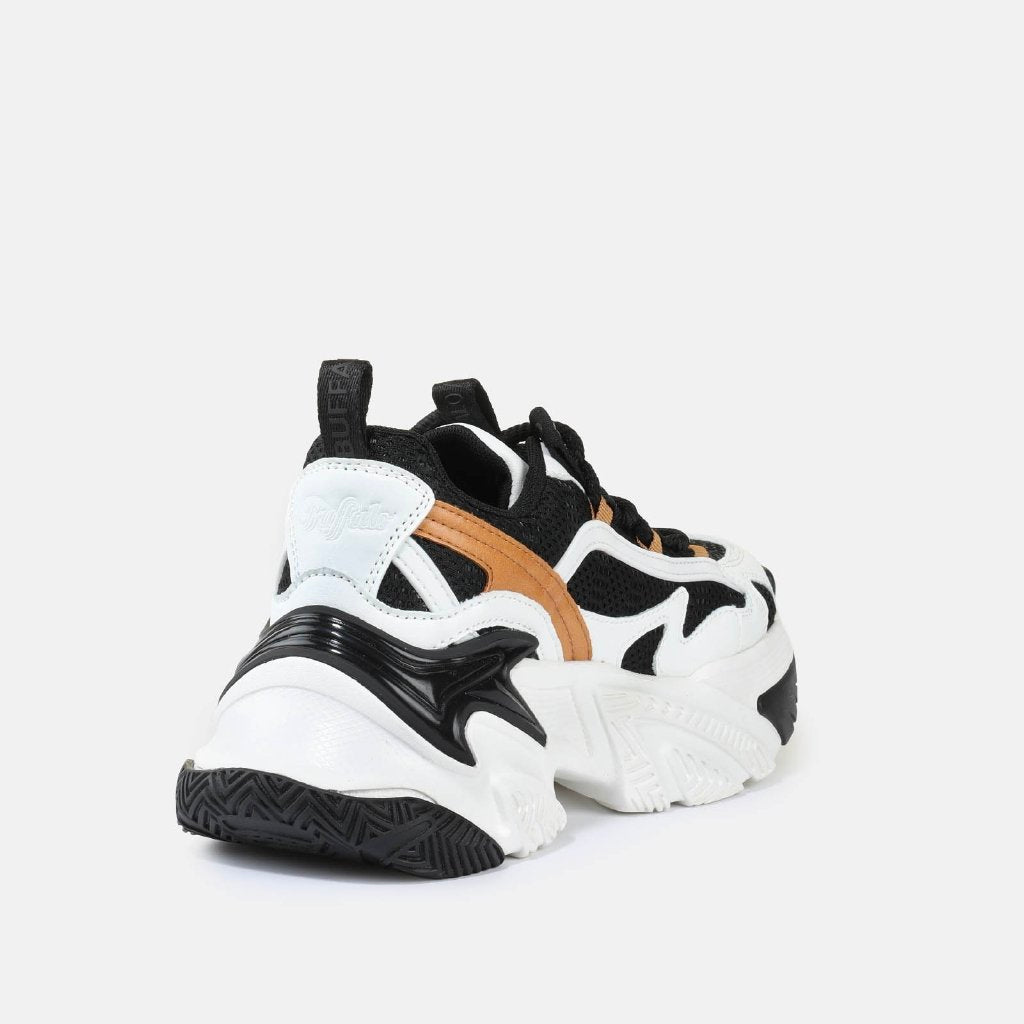 Fion One-vegan nappa/mesh-white/blk/brown