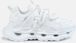 Malaga Lace-vegan nappa/mesh-white