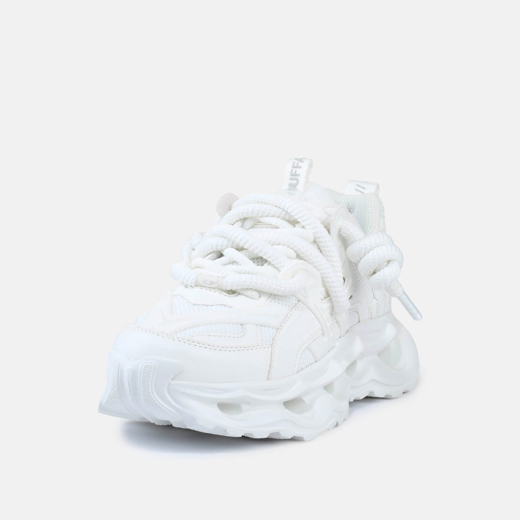 Malaga Lace-vegan nappa/mesh-white