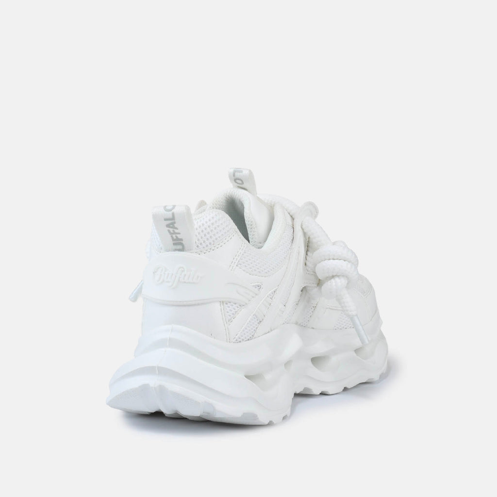Malaga Lace-vegan nappa/mesh-white