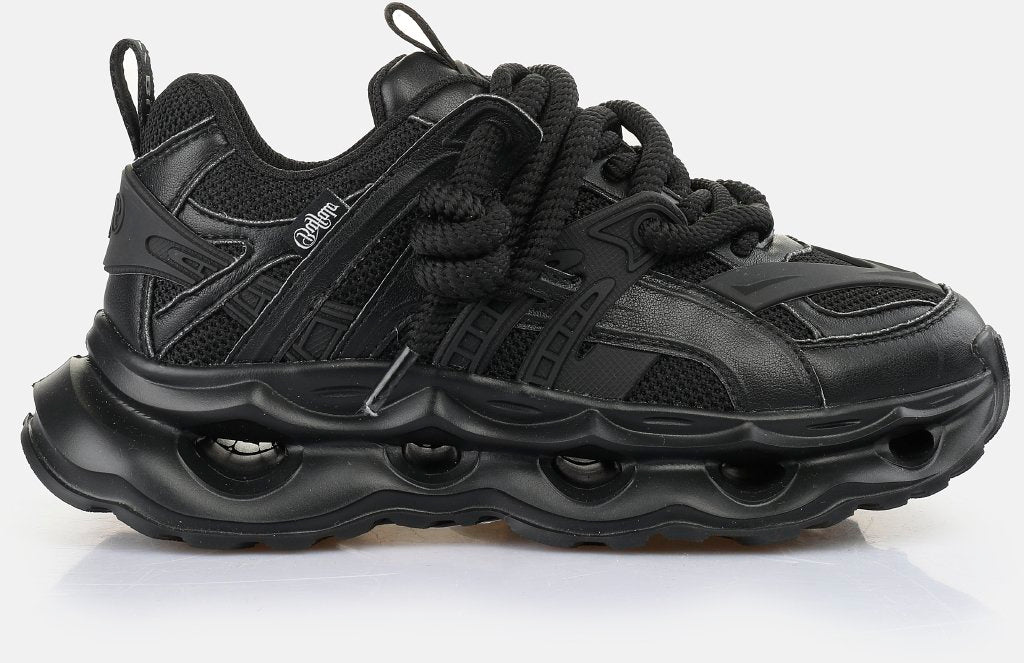 Malaga Lace-vegan nappa/mesh-black