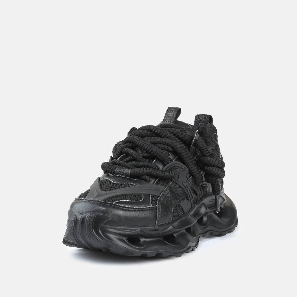 Malaga Lace-vegan nappa/mesh-black