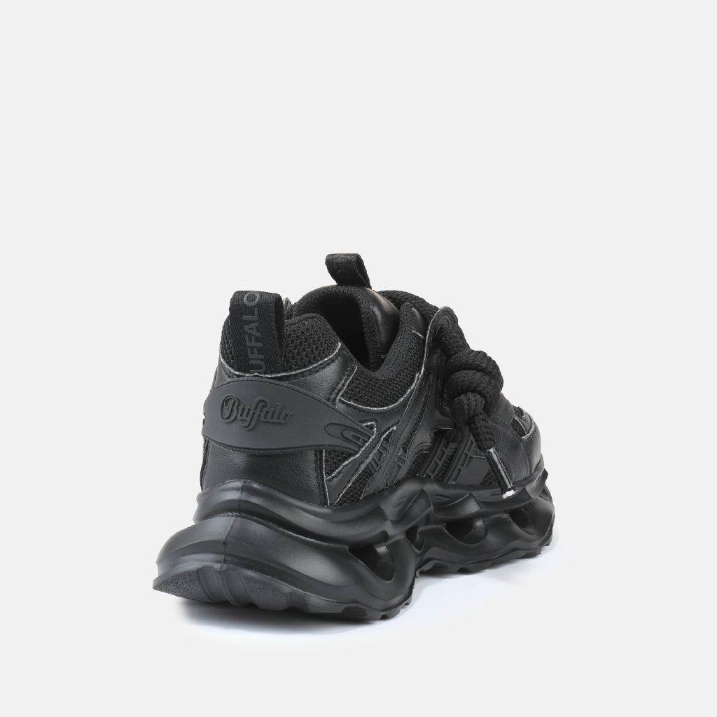 Malaga Lace-vegan nappa/mesh-black
