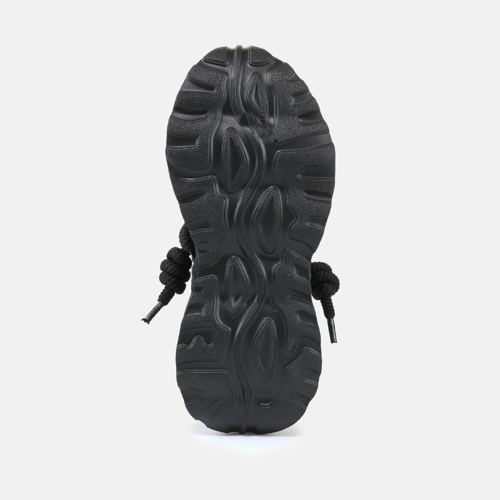 Malaga Lace-vegan nappa/mesh-black