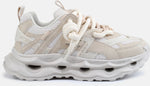 Malaga Lace-vegan nubuck/mesh-cream