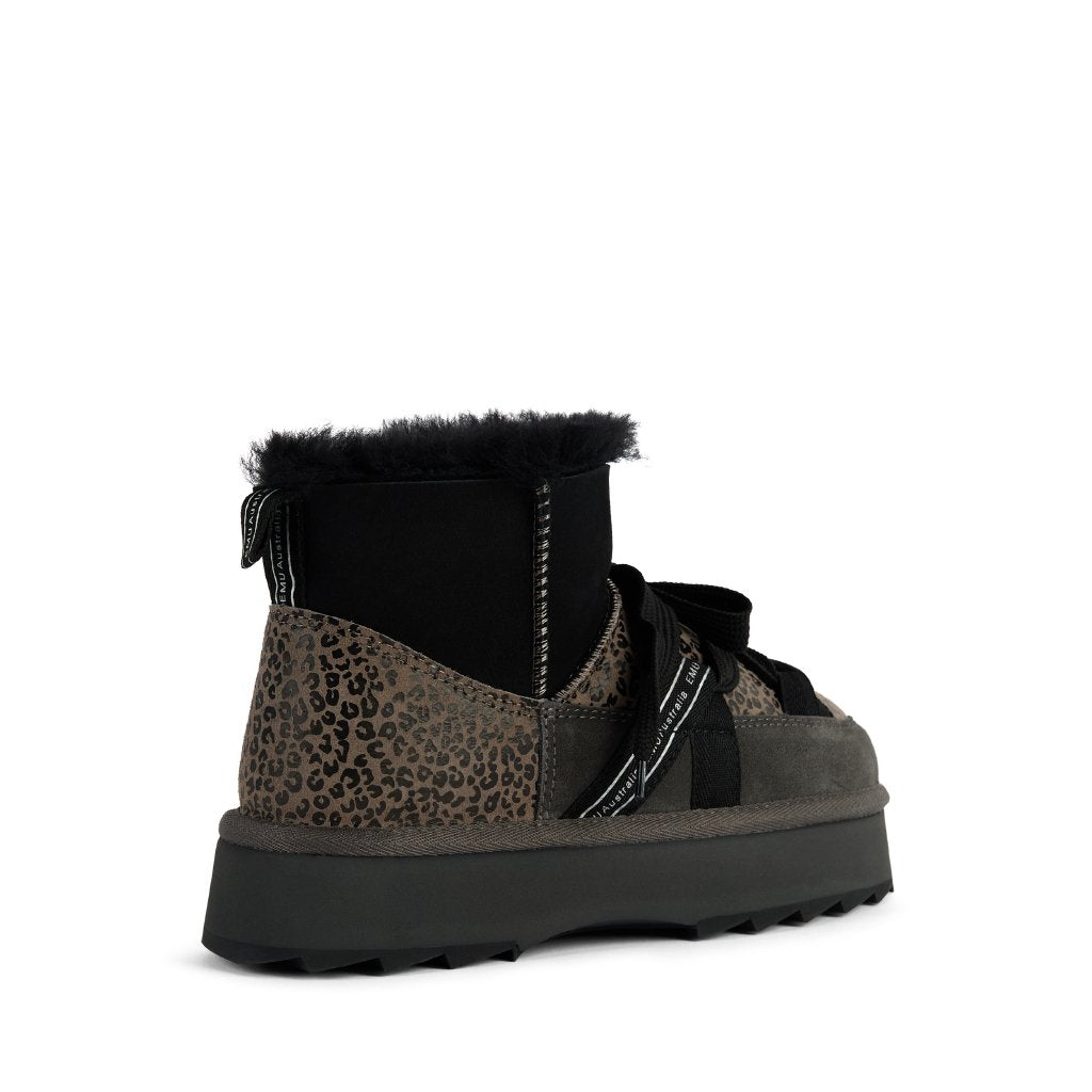 Blurred Micro Patchwork Leo charcoal