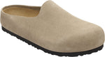 Amsterdam Wrapped taupe, Suede Leather