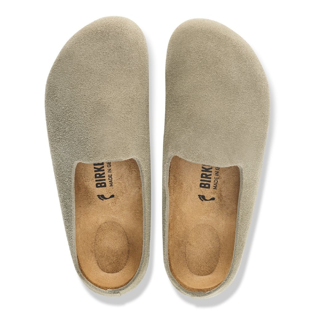 Amsterdam Wrapped taupe, Suede Leather