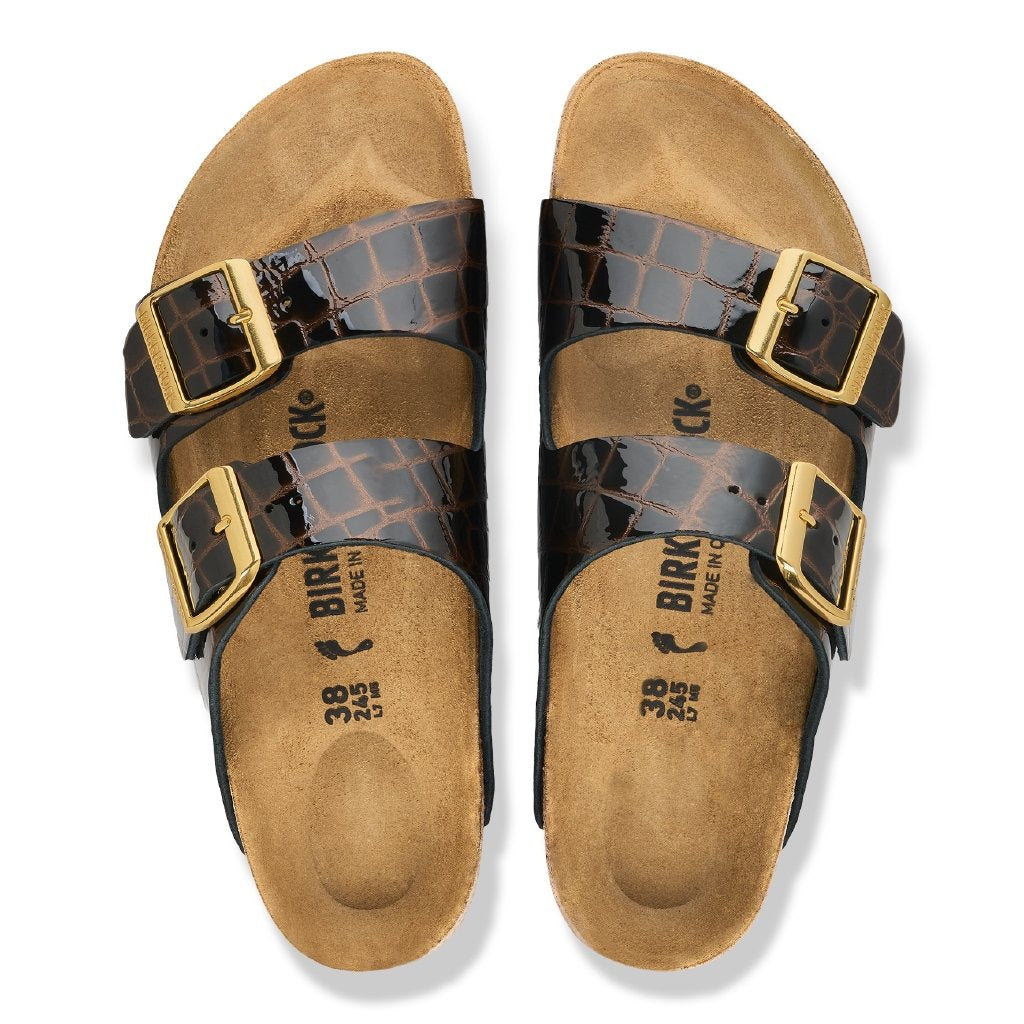 Arizona Emboss Animal black, Natural Leather
