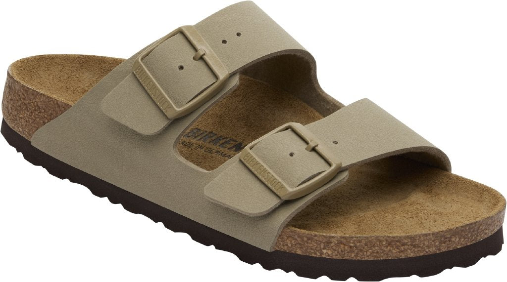 Arizona faded khaki/dark brown sole, Birko Flor