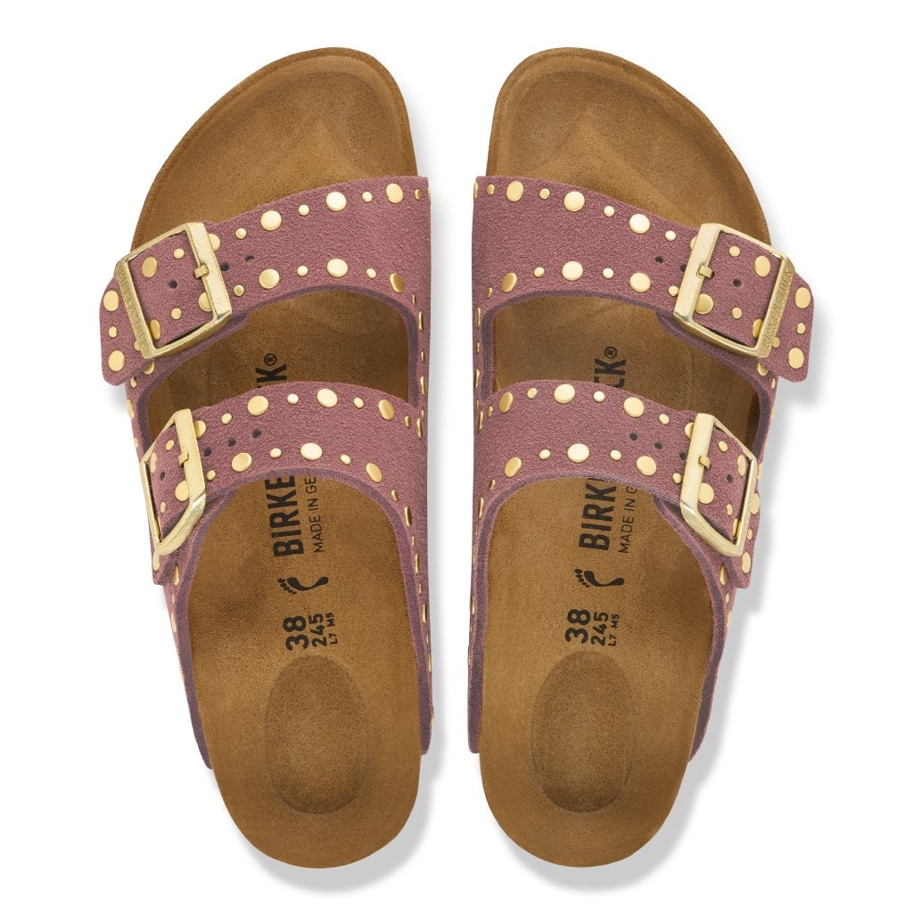 Arizona Rivet pepper, Suede Leather