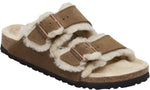 Arizona Shearling dark tea, Suede Leather
