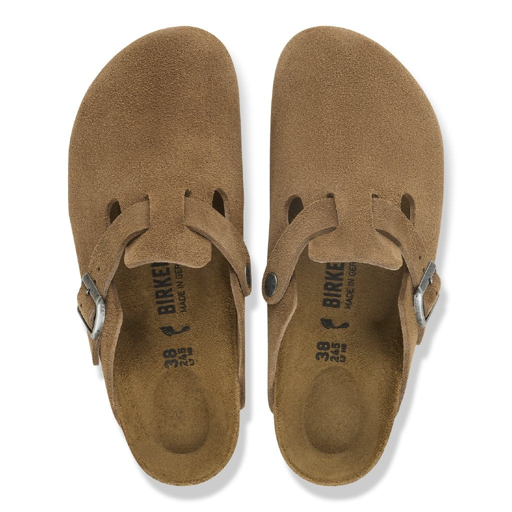 Boston dark tea, Suede Leather
