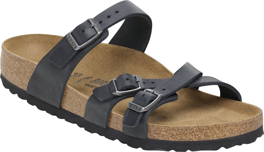 Franca black, Oiled Leather