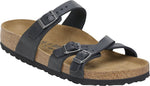 Franca black, Oiled Leather