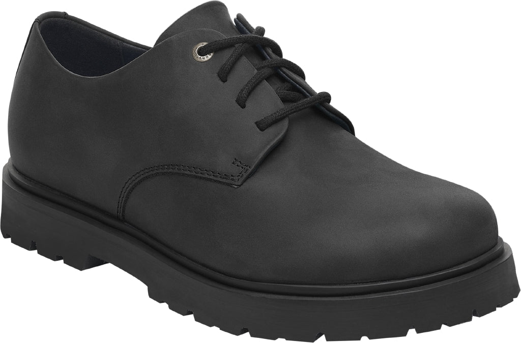 Highwood Lace Low S black, Oiled Leather