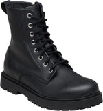 Highwood Mid Lace Zip N black, Natural Leather