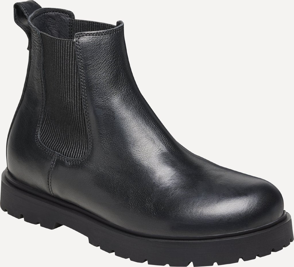 Highwood Slip On Mid S black, Natural Leather