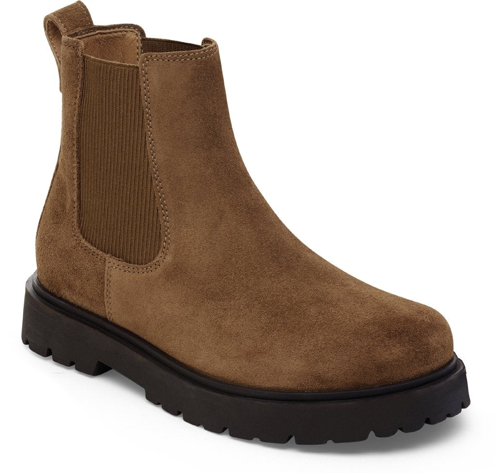 Highwood Slip On Mid S dark tea, Suede Leather