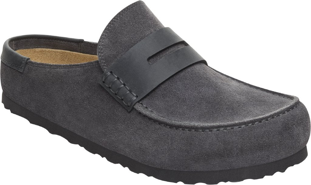 Naples Wrapped charcoal, Suede Leather/Oiled Lea