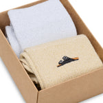 Cotton Rib 2 Pack eggsh./silver, 88%CO,39%PA,5%EL