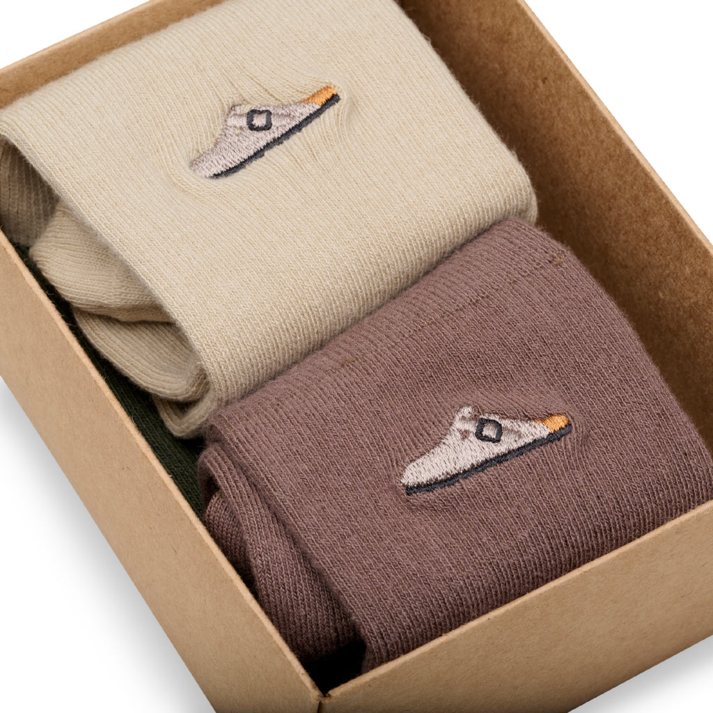 Cotton Rib 2 Pack sandca./pepper, 85%CO,13%PA,2%EL