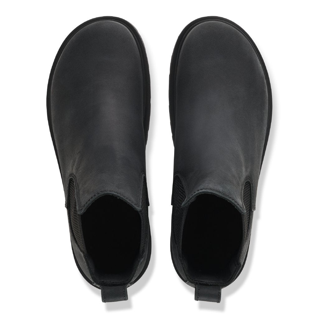 Highwood Slip On Mid S black, Oiled Leather