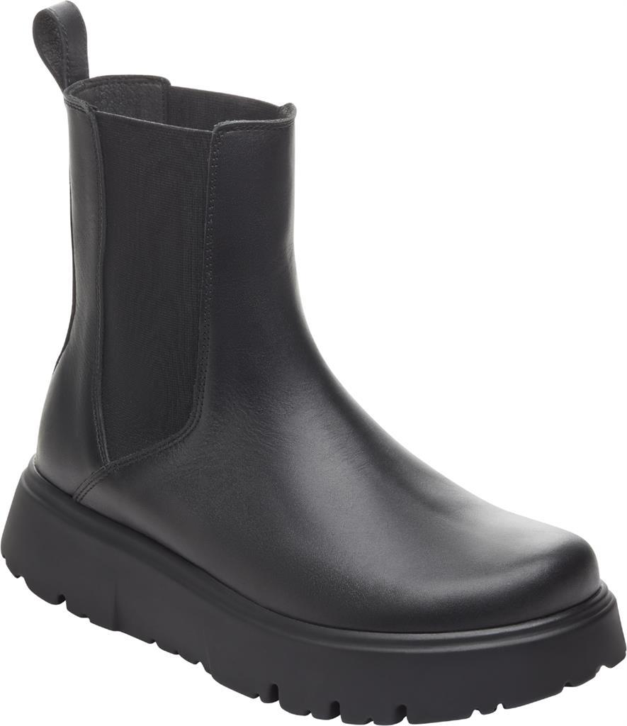 Theda Chelsea black, Natural Leather