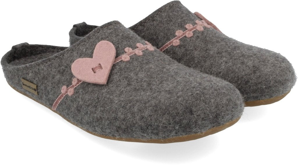 Coeur anthrazit, Wollfilz