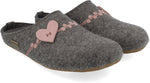 Coeur anthrazit, Wollfilz