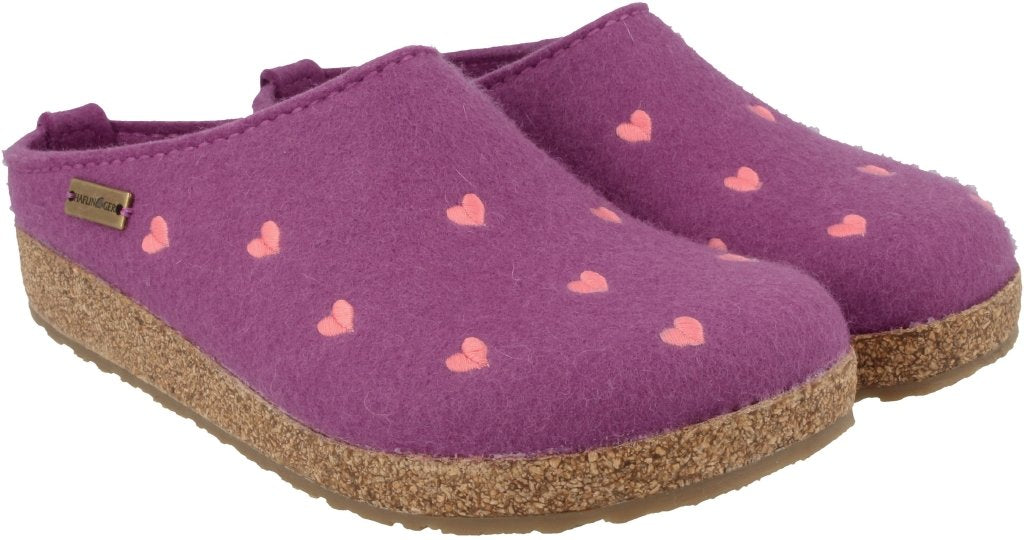 Cuoricini heather rose, Wollfilz